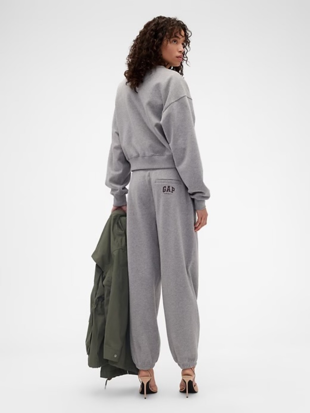 Gap x Victoria Beckham French Terry Joggers (Medium) NWT - Picture 3 of 5